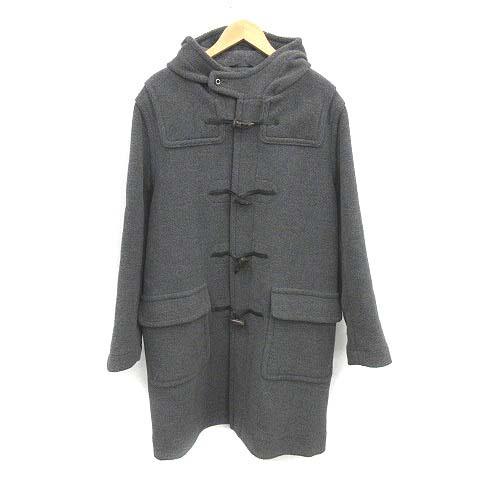 代引不可 インバーティア Invertere Joshua Ellis ダッフルコート ロング ヘリンボーン アウター ウール 英国製 40 L グレー Ym メンズ ベクトル 古着 超激安 Zoetalentsolutions Com