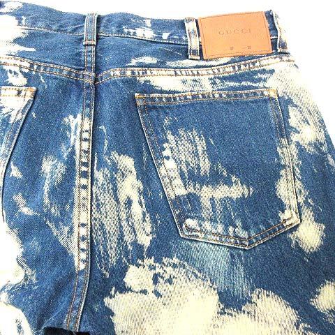 中古 グッチ Gucci 17ss デニムパンツ Bleach Denim ブリーチ デニム ボタンフライ スタッズ 32 ブルー G メンズ ベクトル 古着 081 ブランド古着販売のベクトル 通販 Yahoo ショッピング