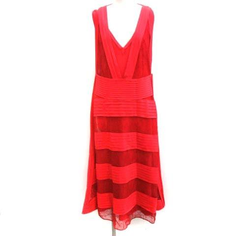 チャンピオン 中古 未使用品 ヴァレンティノ ヴァレンチノ Valentino 4 L ワンピース シルク Pleated Midi Dress ロング レース 赤 レッド レディース ベクトル 古着 081 ブランド古着販売のベクトル 通販 Yahoo ショッピング 好評 Www
