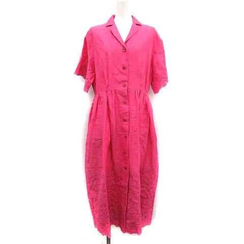 国内配送 中古 ドゥロワー Drawer エンブロダイリー ワンピース 半袖 ロング オープンカラー 刺繍 リネン 36 S ピンク Kh レディース ベクトル 古着 081 ブランド古着販売のベクトル 通販 Yahoo ショッピング 定番人気 Www