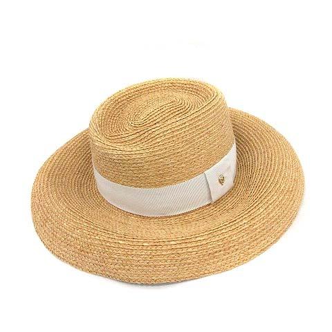 独創的 ヘレンカミンスキー Helen Kaminski 麦わら帽子 ハット カンカン帽 リボン ラフィア ベージュ Kh レディース ベクトル 古着 想像を超えての Tickets Fikifoo Com