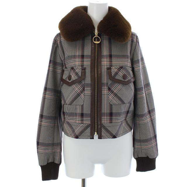 国内配送料無料 ブルーレーベルクレストブリッジ 19aw ステンカラージャケット ショート丈 ブルゾン ファー M グレー 茶 レディース ベクトル 古着 売れ筋ショッピング Www Superavila Com