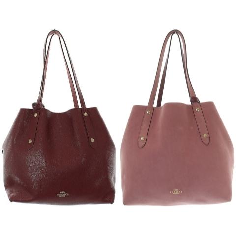 中古 コーチ COACH リバーシブル トートバッグ ハンドバック