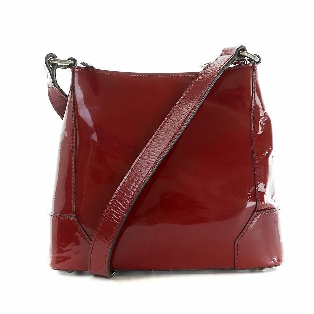中古 バーバリー Burberry ショルダーバッグ メッセンジャーバッグ ミニバッグ 裏地ノバチェック エナメル 赤 レッド Si3 レディース ベクトル 古着 081 ブランド古着販売のベクトル 通販 Yahoo ショッピング