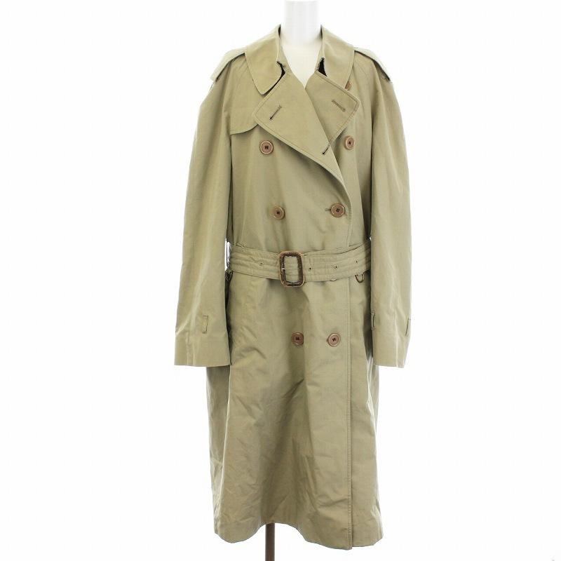 アクアスキュータム Aquascutum ヴィンテージ Aqua 5 70s 80s トレンチコート ロング 裏地チェック コットン 英国製 ベージュ メンズ 081 ブランド古着販売のベクトル 通販 Yahoo ショッピング