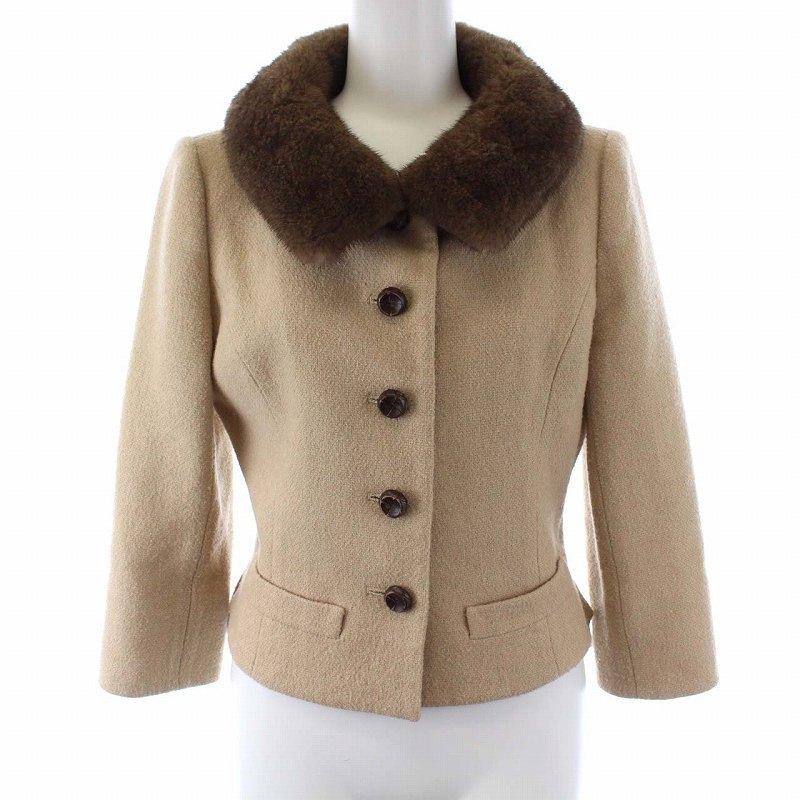 マリナボーダー フォクシー ステンカラー ジャケット - ノーカラー