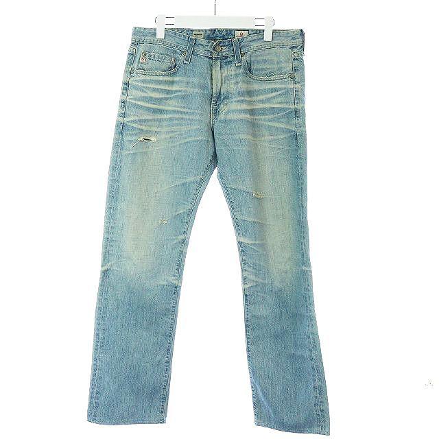 ボトムス パンツ ホワイトブラウン エージー Ag Tambourine デニムパンツ ジーンズ ジーパン ダメージ加工 31 M 水色 ライトブルー Hz35 メンズ ベクトル 古着 Yruvp3ojwj Www Boulevardrestaurants Com