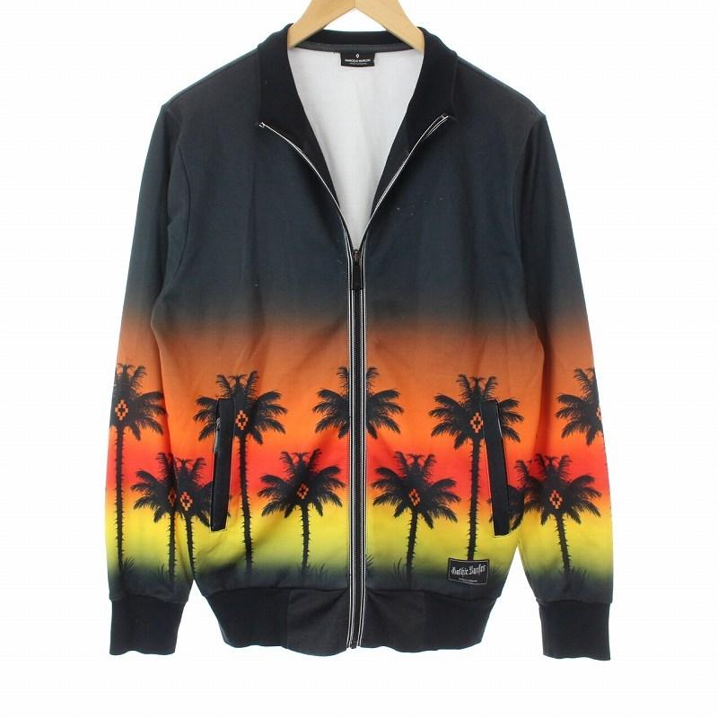 中古 マルセロバーロン マルセロブロン Marcelo Burlon ジャケット ブルゾン ジップアップ 総柄 Xs チャコールグレー オレンジ Kh メンズ ベクトル 古着 081 ブランド古着販売のベクトル 通販 Yahoo ショッピング