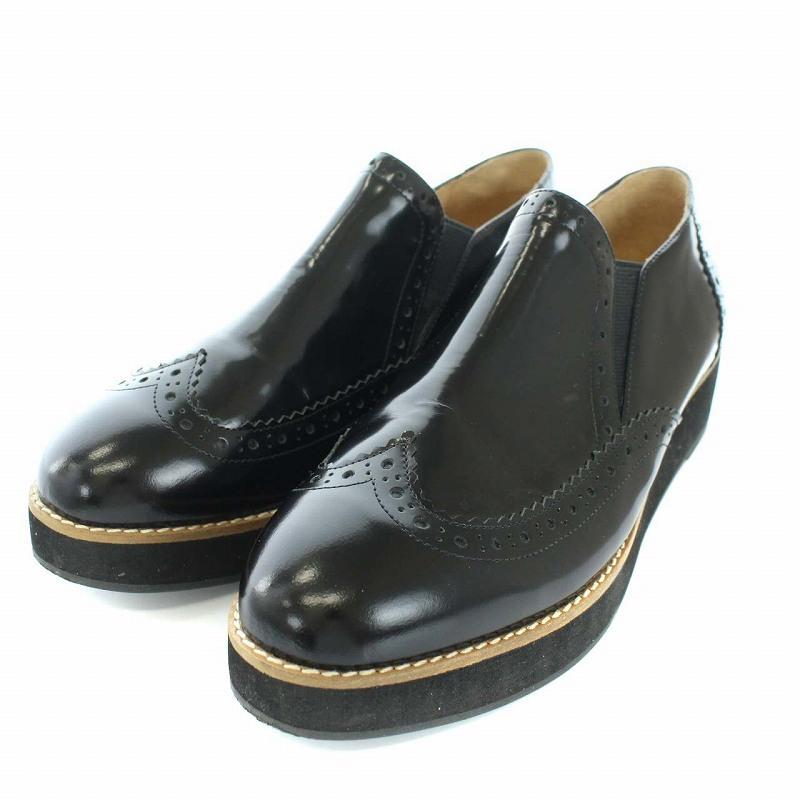 中古 レキップヨシエイナバ L'EQUIPE YOSHIE INABA エナメルシューズ サイドゴア ウイングチップ 厚底 25.5cm 黒 レディース 【ベクトル 古着】 :081-102203190188:ブランド古着販売のベクトル - 通販 - Yahoo!ショッピング 中古 レキップヨシエイナバ L'EQUIPE YOSHIE INABA エナメルシューズ サイドゴア ウイングチップ 厚底 25.5cm 黒 レディース 【ベクトル 古着】 :081-102203190188:ブランド古着販売のベクトル - 通販 - Yahoo!ショッピング