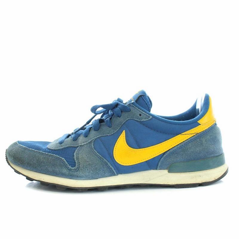中古 ナイキ インターナショナリスト Internationalist スニーカー シューズ スエード 28cm 青 ブルー 黄色 イエロー 406 D メンズ ベクトル 古着 081 ブランド古着販売のベクトル 通販 Yahoo ショッピング