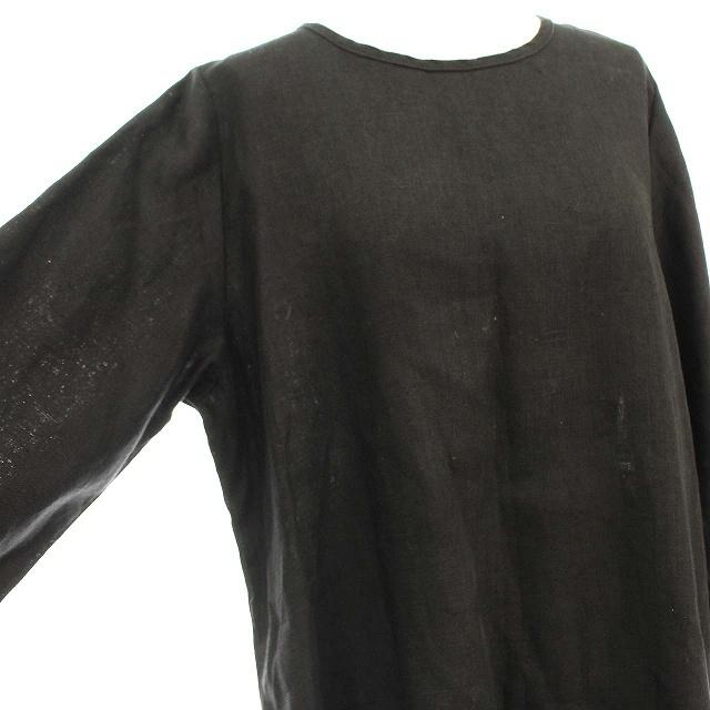 中古 フォグリネンワーク Fog Linen Work Flw ワンピース 麻100 リネン ロング 長袖 F 黒 ブラック G レディース ベクトル 古着 081 ブランド古着販売のベクトル 通販 Yahoo ショッピング