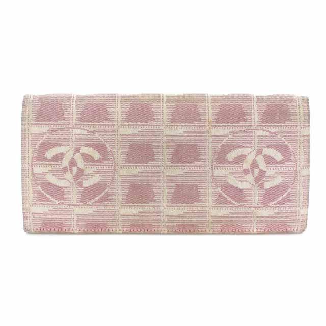 CHANEL(シャネル) 二つ折財布 ニュートラベルライン ピンク | ovale.eu