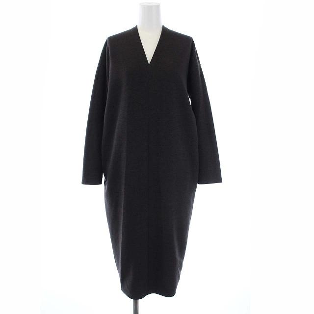 スタイルデリ Style Deli リラックスvネックワンピース 長袖 ロング 01 S チャコールグレー Kh レディース 081 ブランド古着販売のベクトル 通販 Yahoo ショッピング