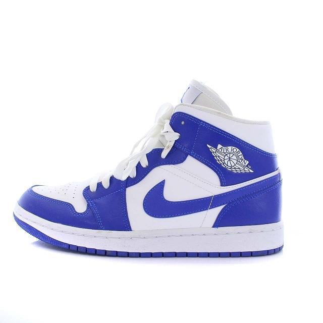 中古 ナイキ Nike エアジョーダン1 Air Jordan 1 ハイカット スニーカー 26 5cm 青 白 ブルー ホワイト Bq6472 104 Kh D レディース ベクトル 古着 081 ブランド古着販売のベクトル 通販 Yahoo ショッピング