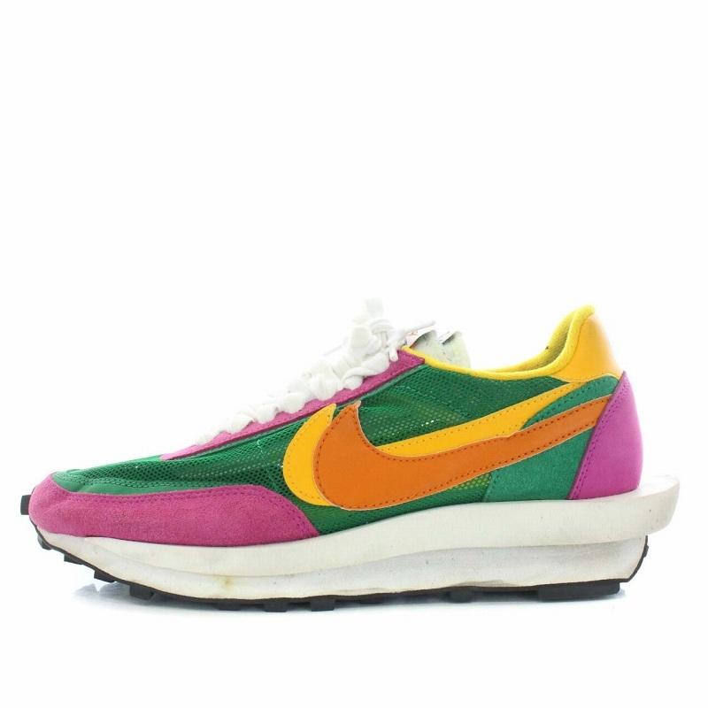 ナイキ Nike サカイ Sacai Ldワッフル Ld Waffle スニーカー シューズ スエード メッシュ Us9 27 0cm ピンク 緑 黄 Bv0073 301 メンズ 081 ブランド古着販売のベクトル 通販 Yahoo ショッピング