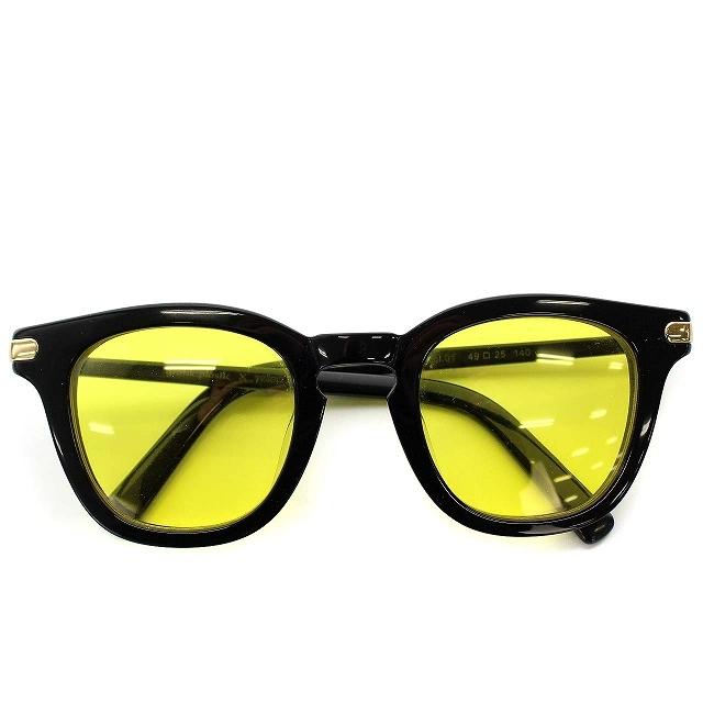 グラフィックプラスチック grafik:plastic yellow bee サングラス 眼鏡 黒 黄色 イエロー 49□25/140 /☆G メンズ  :081-102206170280:ブランド古着販売のベクトル - 通販 - Yahoo!ショッピング