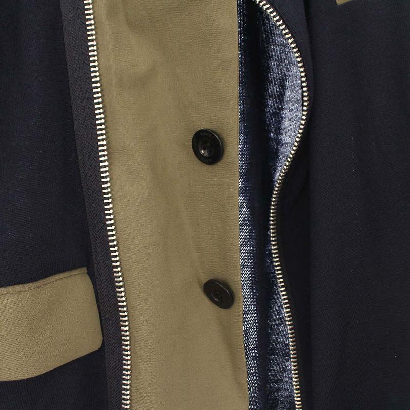 サイズ変更オプション sacai 21AW ブラックジップカーディガン