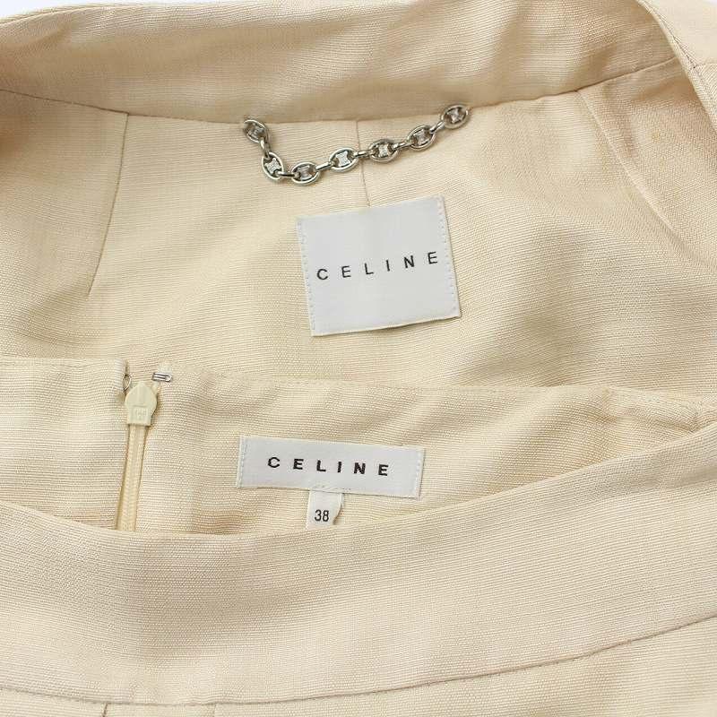 セリーヌ CELINE ヴィンテージ ダブル スーツ セットアップ 上下 ノー