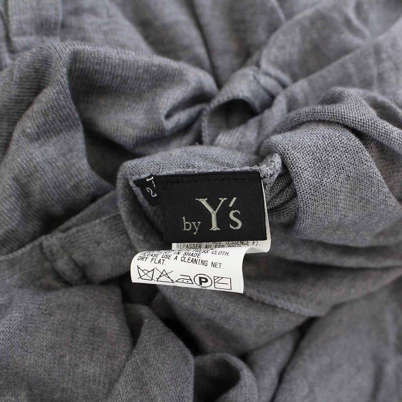 Y's ワイズ 変形 ワンピース ノースリーブ ニット チュニック