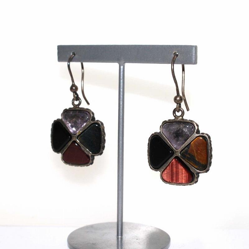 ボッテガヴェネタ BOTTEGA VENETA ピアス クローバー ストーン