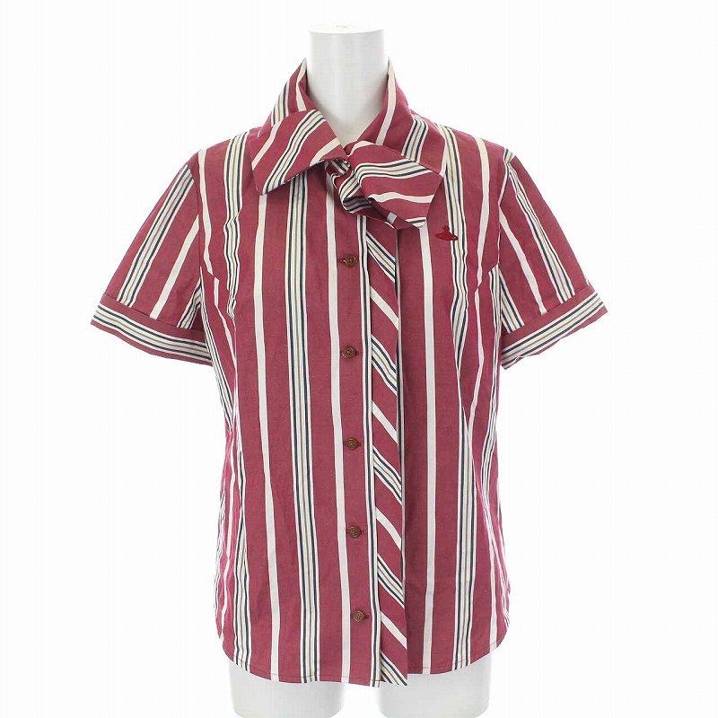 ヴィヴィアンウエストウッドレッドレーベル Vivienne Westwood RED LABEL ブラウス シャツ ストライプ オーブ刺繍 半袖 2 赤 レディース :081-102209060128:ブランド古着販売のベクトル - 通販 - Yahoo!ショッピング ヴィヴィアンウエストウッドレッドレーベル Vivienne Westwood RED LABEL ブラウス シャツ ストライプ オーブ刺繍 半袖 2 赤 レディース :081-102209060128:ブランド古着販売のベクトル - 通販 - Yahoo!ショッピング