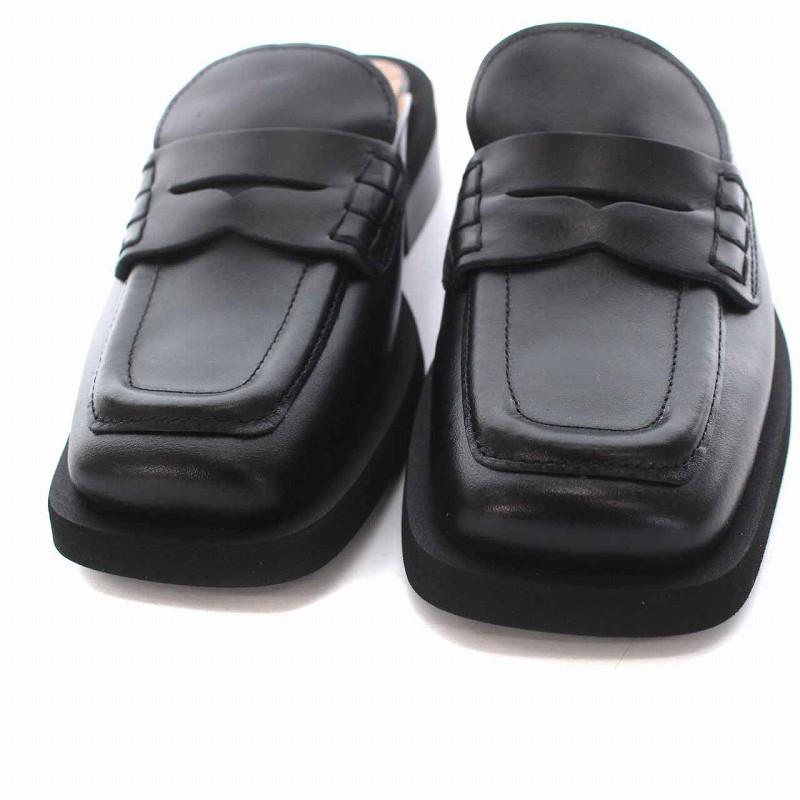 ganni wild welt ローファー スクエアトゥ | clairmontschool.com