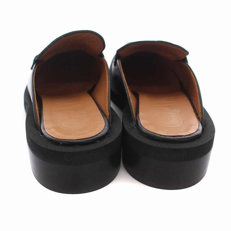 ganni wild welt ローファー スクエアトゥ | clairmontschool.com