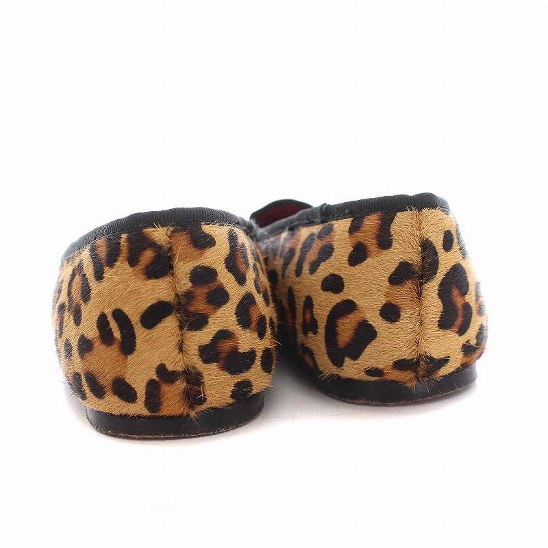 ラルフローレン RALPH LAUREN パンプス フラットシューズ レオパード