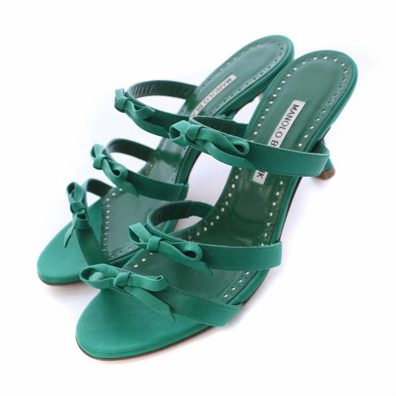 福袋特集 2022 【新品】MANOLO BLAHNIK☆マノロブラニク リボン