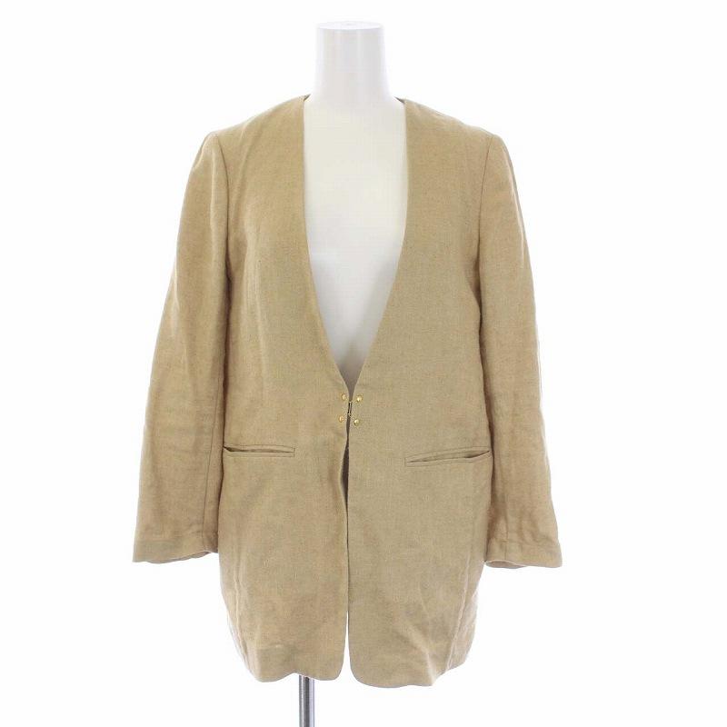 送料無料限定セール中 ドゥーズィエムクラス リネン ノーカラー