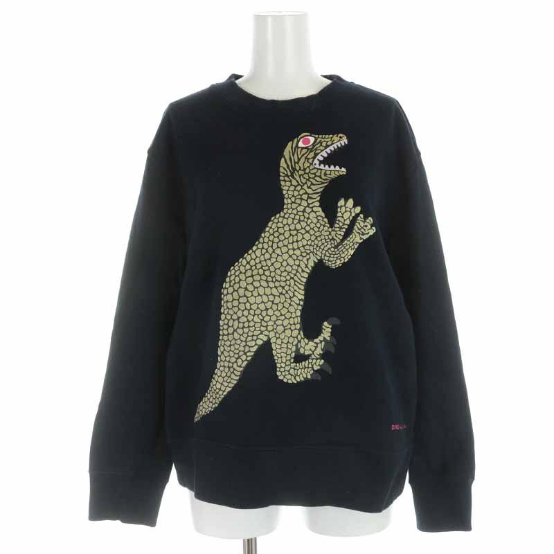 ポールスミス×DINO 黒 パーカー ダイナソープリント S