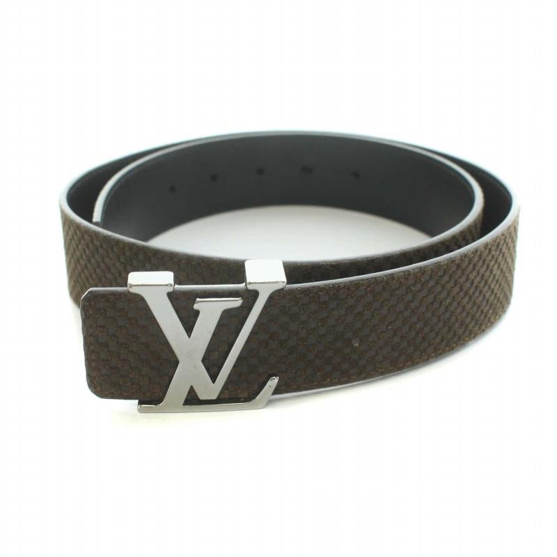 ルイヴィトン LOUIS VUITTON サンチュール LVイニシャルベルト ハトメ