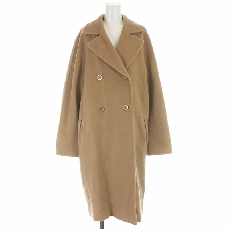 未使用✨マックスマーラ チェスターコート 銀タグ ピュアウール 大きいサイズ42 アウトレット】S Max Mara マックスマーラ ウールコート/ロング