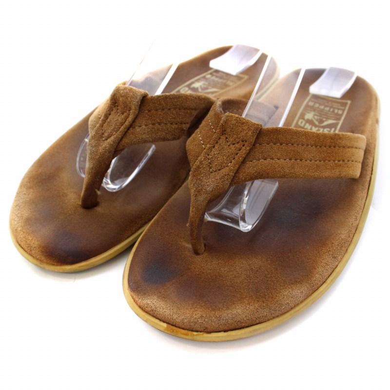 アイランドスリッパ ISLAND SLIPPER サンダル フラット スエードレザー 