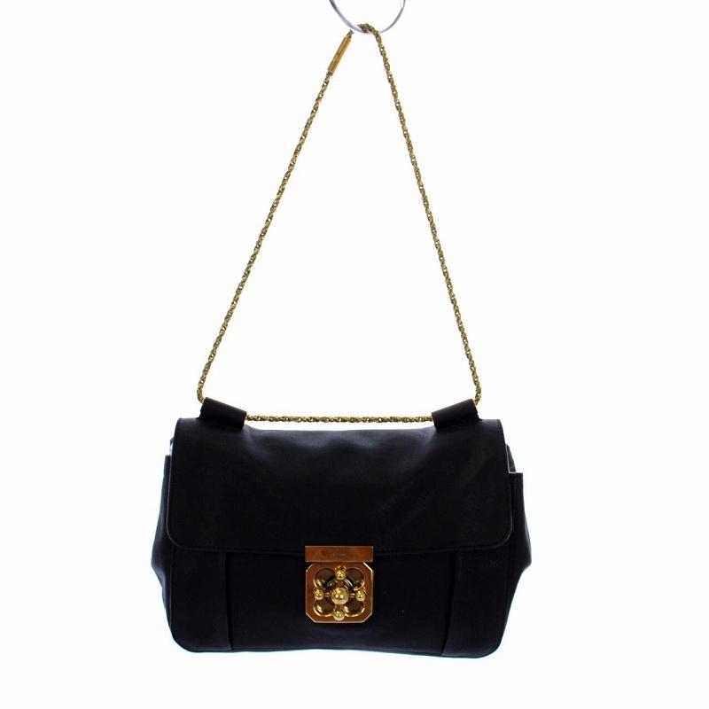 クロエ CHLOE エルシー チェーンワンショルダーバッグ ゴールド金具
