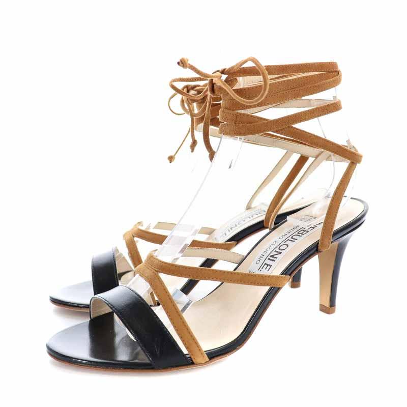 ネブローニ Nebuloni レースアップサンダル スエード レザー