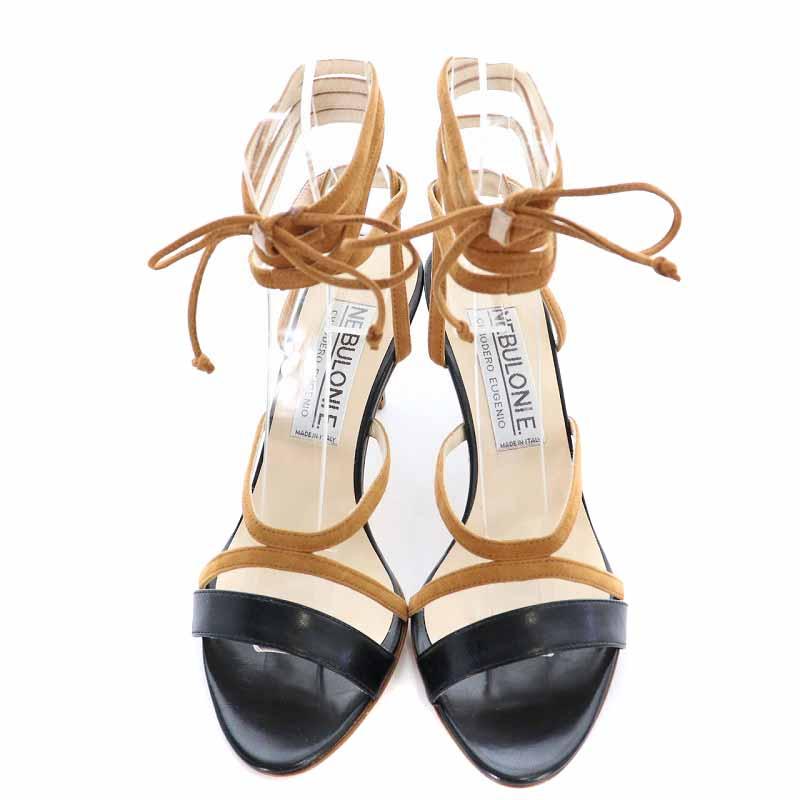 ネブローニ Nebuloni レースアップサンダル スエード レザー