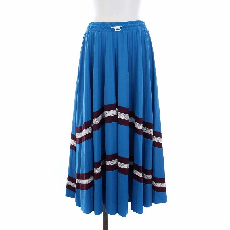 トレフォイル ✨美品 VALENTINO スカート ロング レース ジャージ