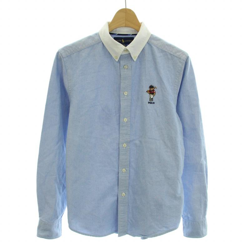 ラルフローレン RALPH LAUREN クレリックシャツ ボタンダウン 長袖  