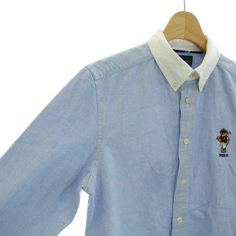 ラルフローレン RALPH LAUREN クレリックシャツ ボタンダウン 長袖  