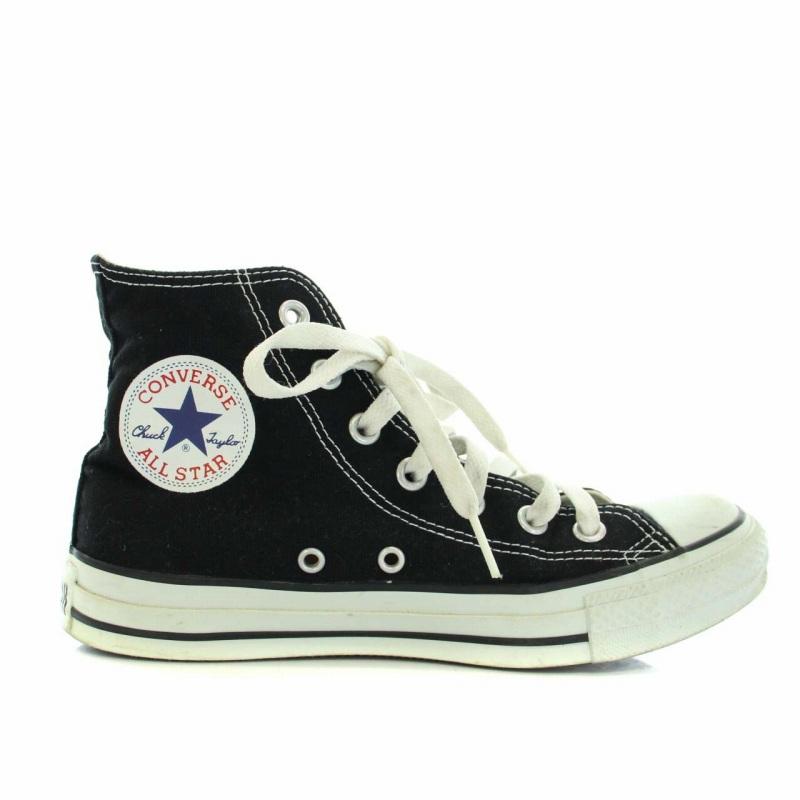 コンバース CONVERSE オールスターハイ ALL STAR HI スニーカー シューズ ハイカット キャンバス US5 24.0cm 黒 M9160 レディース｜vectorpremium｜02