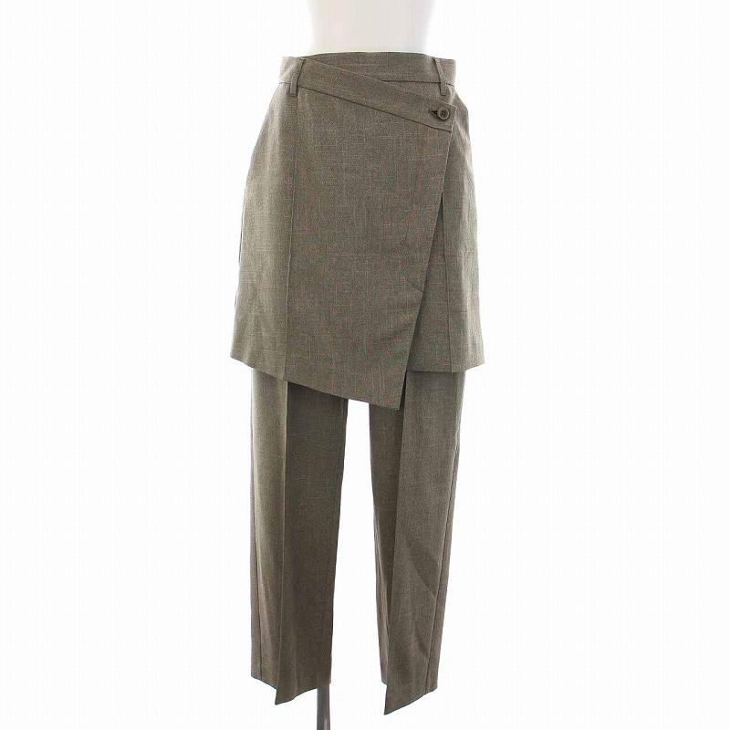 ルシェルブルー LE CIEL BLEU 22AW Layered Tailored Pants レイヤード