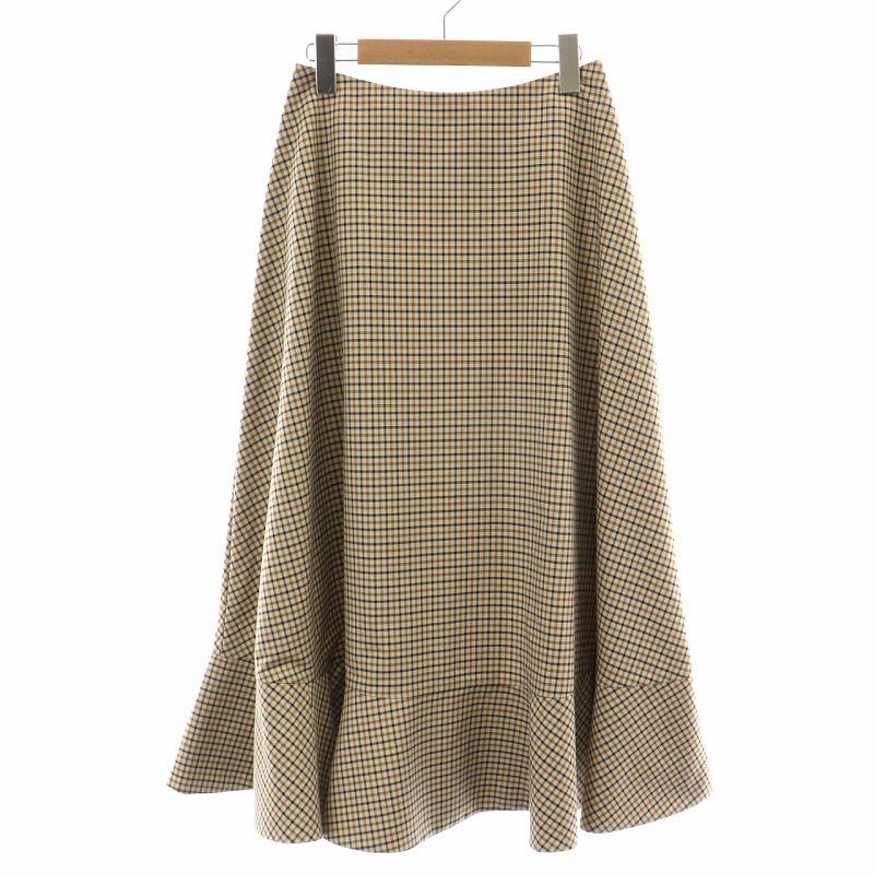 未使用品 ルシェルブルー LE CIEL BLEU フレアスカート ロング マキシ  