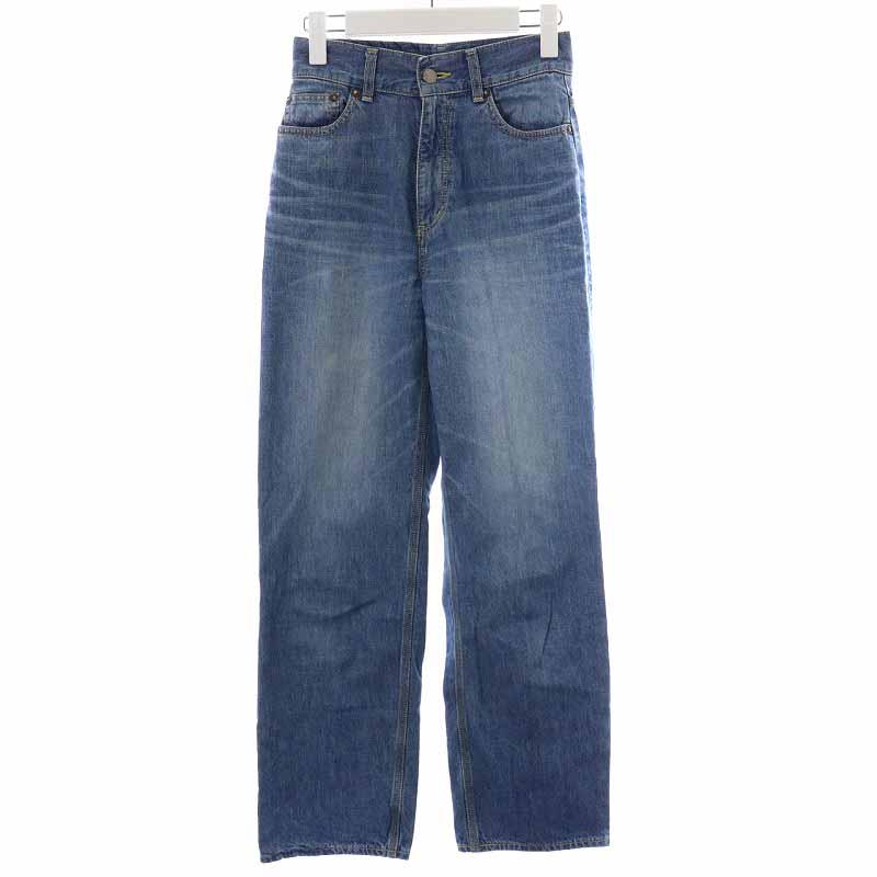 RHV ハイウエストデニム25 R.H.VinTAGE ストレートデニム ボタンフライ