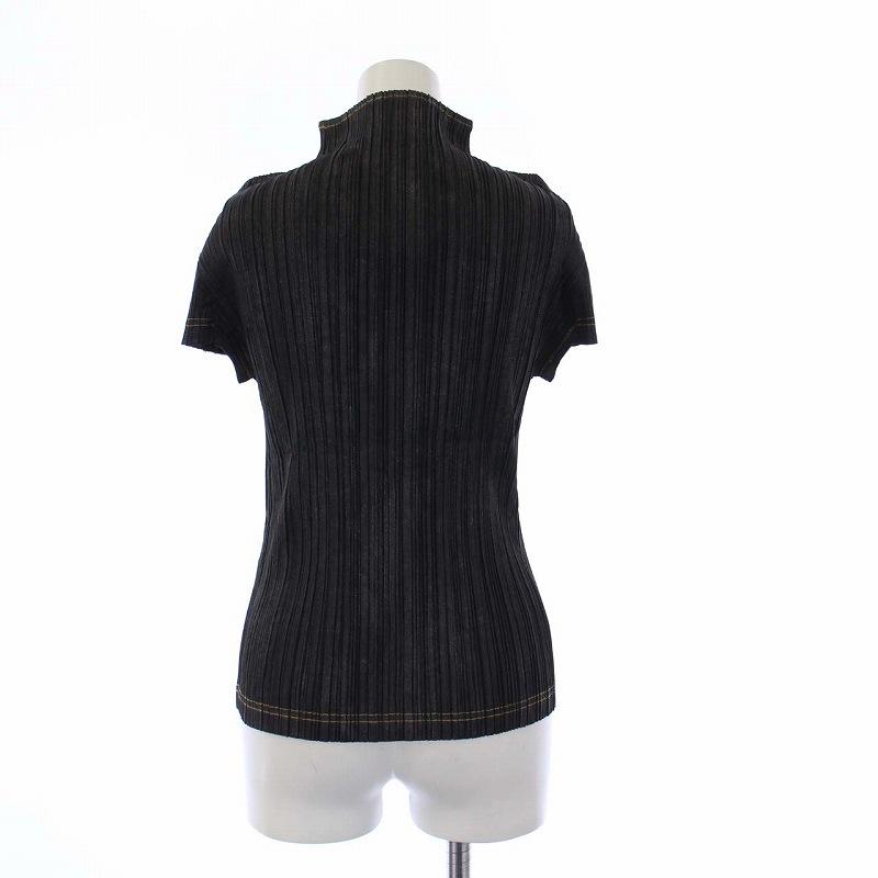 プリーツプリーズ PLEATS PLEASE イッセイミヤケ ハイネックカットソー  