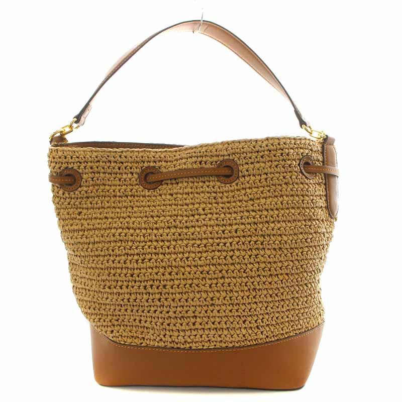 ローレンラルフローレン LAUREN RALPH LAUREN ストローバッグ かご  