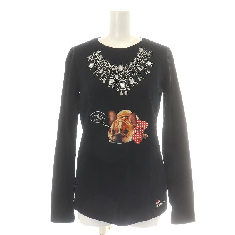 シモネッタ simonetta Tシャツ カットソー ロンT 長袖 クルーネック  