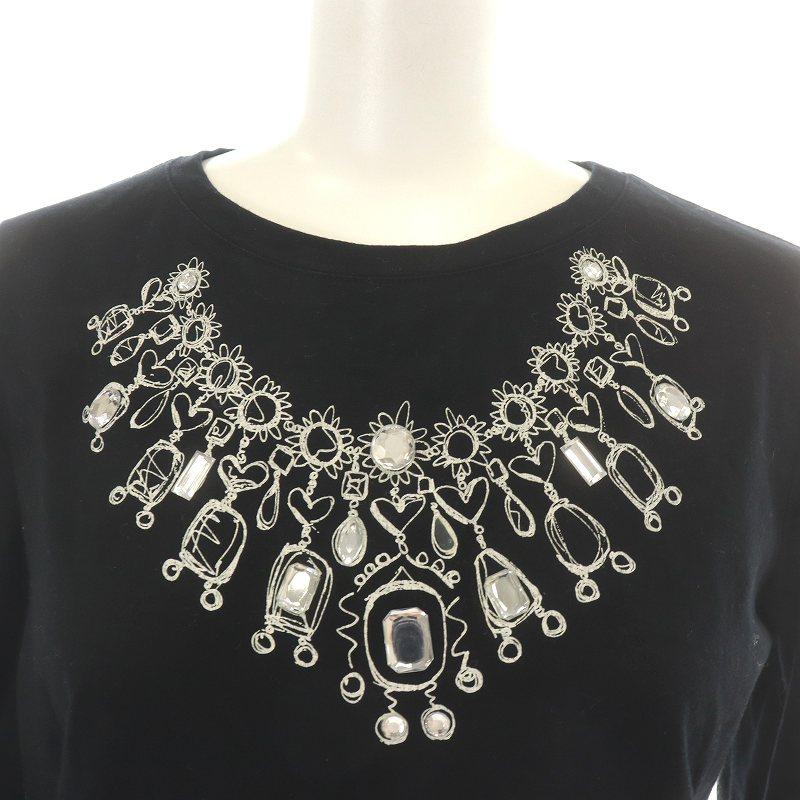 シモネッタ simonetta Tシャツ カットソー ロンT 長袖 クルーネック  