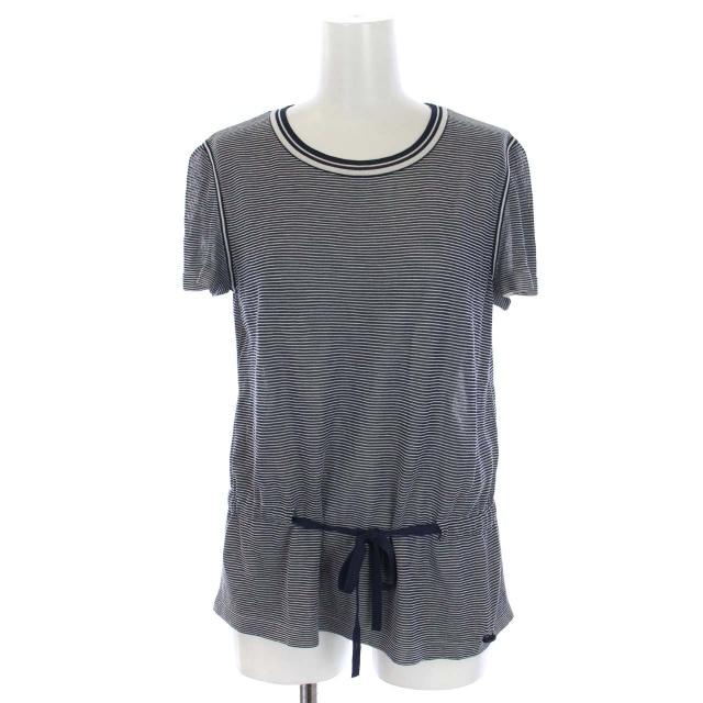 シャネル CHANEL ニット カットソー ボーダー 08C P32455K00673 半袖  