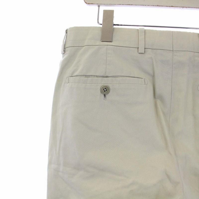 エルメス HERMES パンツ スラックス コットン ストレート ライト 